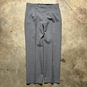 Vintage 70s John Michael Talon Grey Trouser Pants 34x32